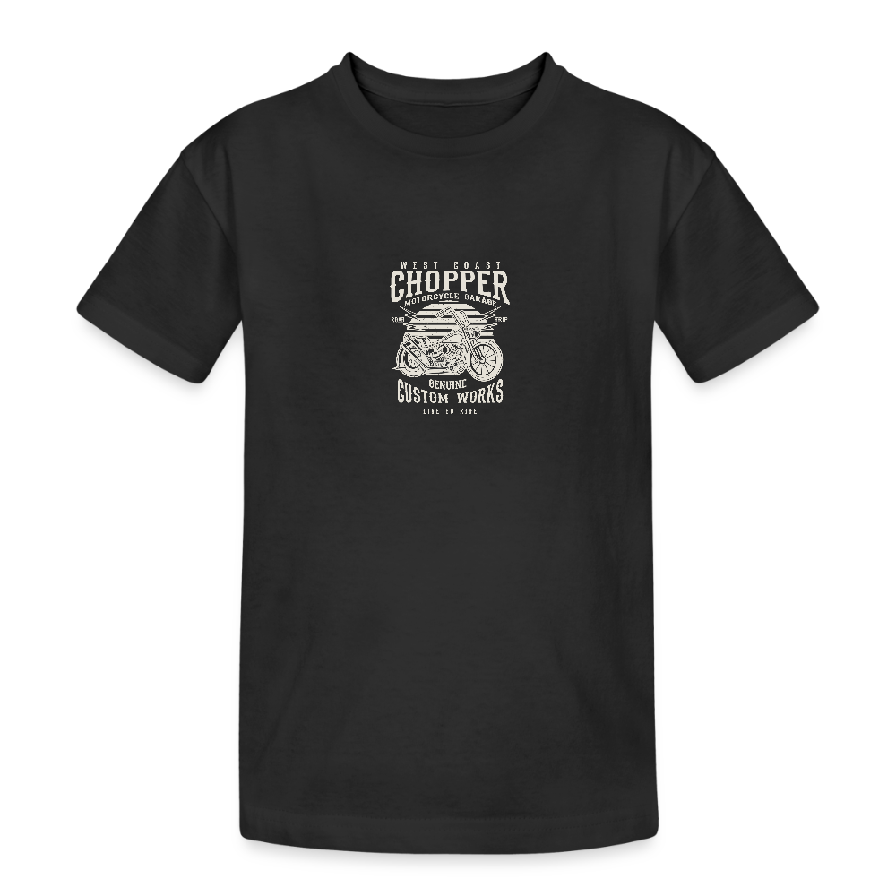 Kinderen Heavy Cotton T-shirt - zwart