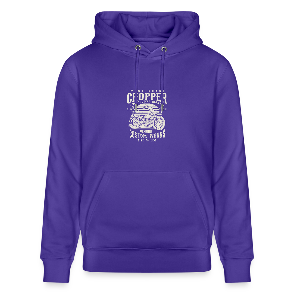 Stanley/Stella Uniseks bio-hoodie CRUISER - paarse liefde