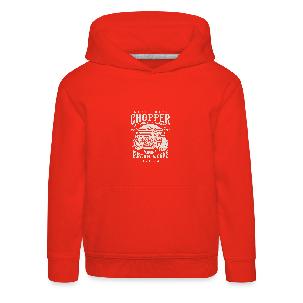 Kinderen trui Premium met capuchon - rood
