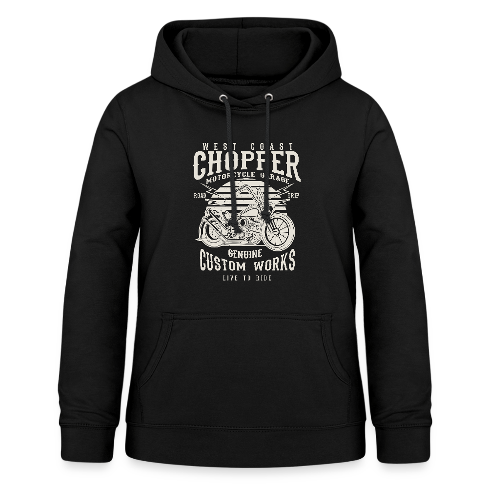 Vrouwen hoodie - zwart