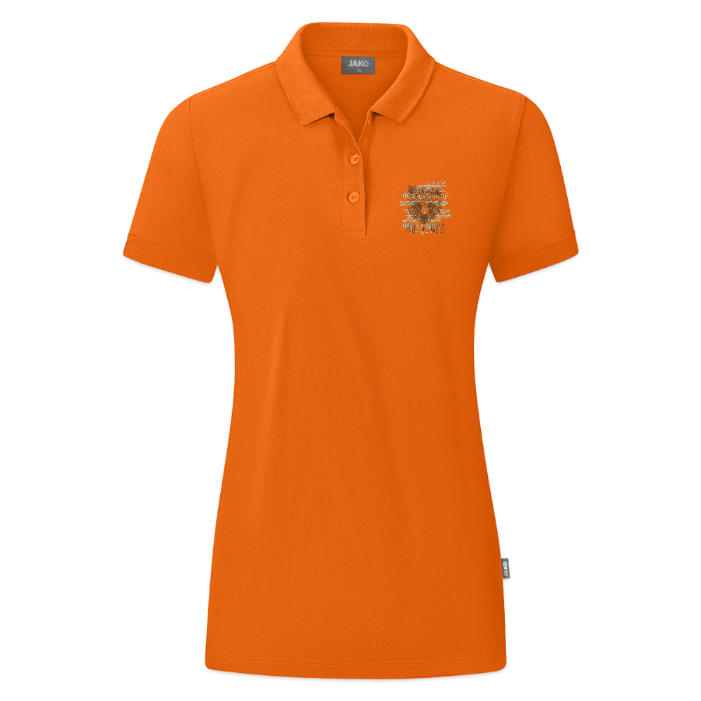 JAKO Vrouwen polo Organic - neonoranje