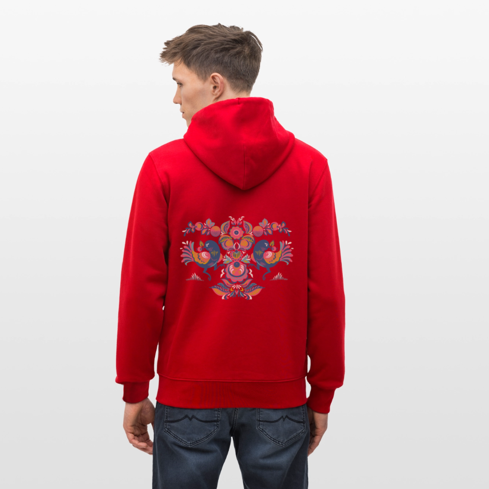 Stanley/Stella Uniseks bio-ziphoodie CULTIVATOR - rood