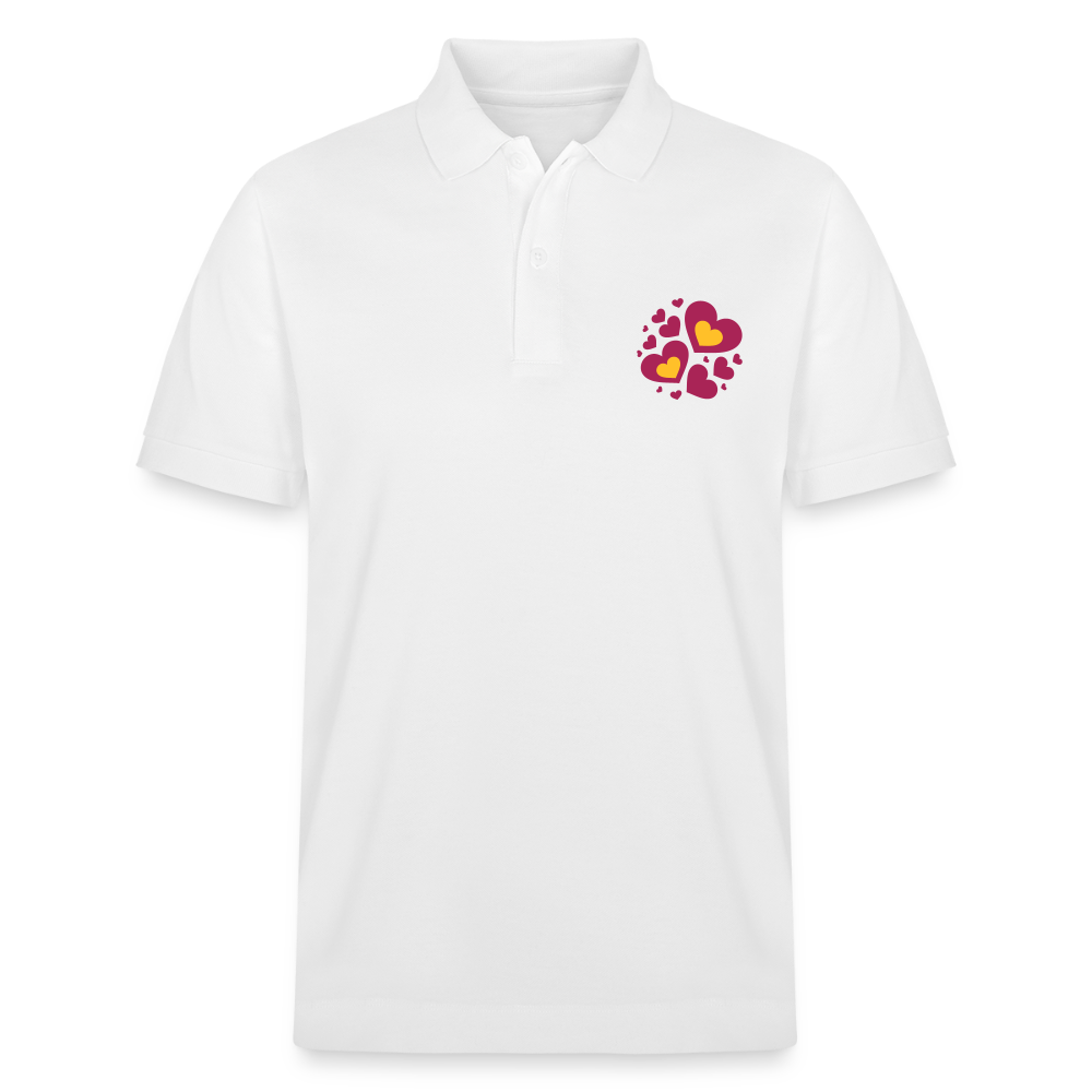 Stanley/Stella uniseks bio poloshirt PREPSTER - wit