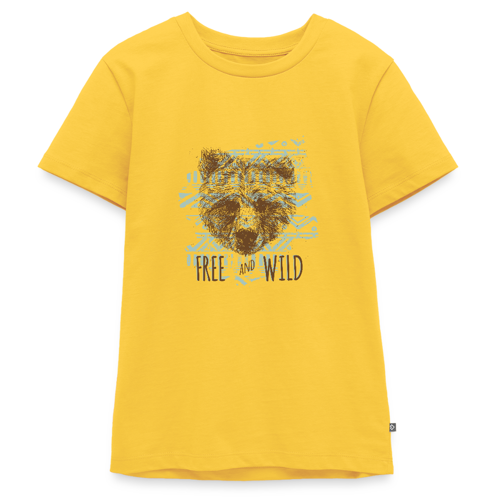 Teenager Premium T-shirt - geel