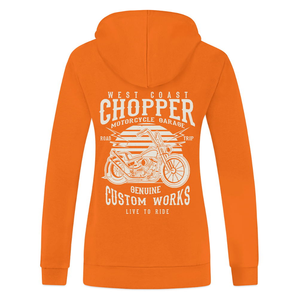 JAKO Vrouwen ziphoodie Organic - neonoranje