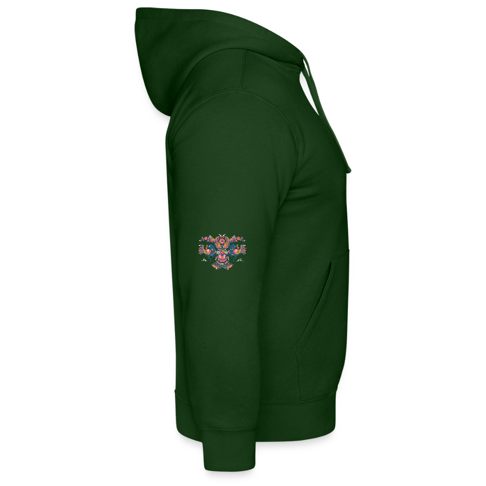 Mannenhoodie van Russell - bottlegreen