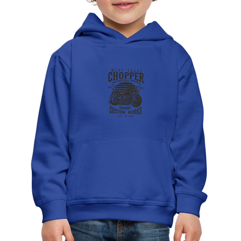 Kinderen trui Premium met capuchon - koningsblauw