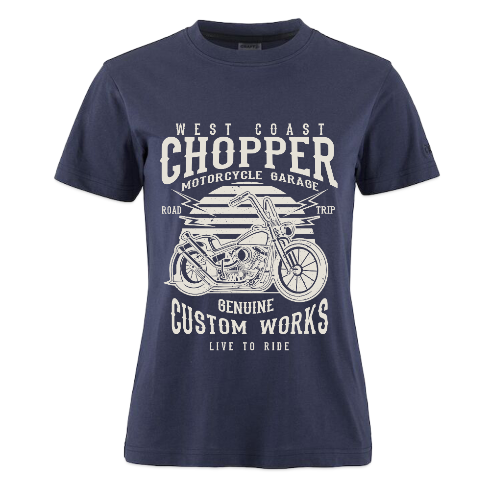 CRAFT Community 2.0 vrouwen T-shirt - dark navy