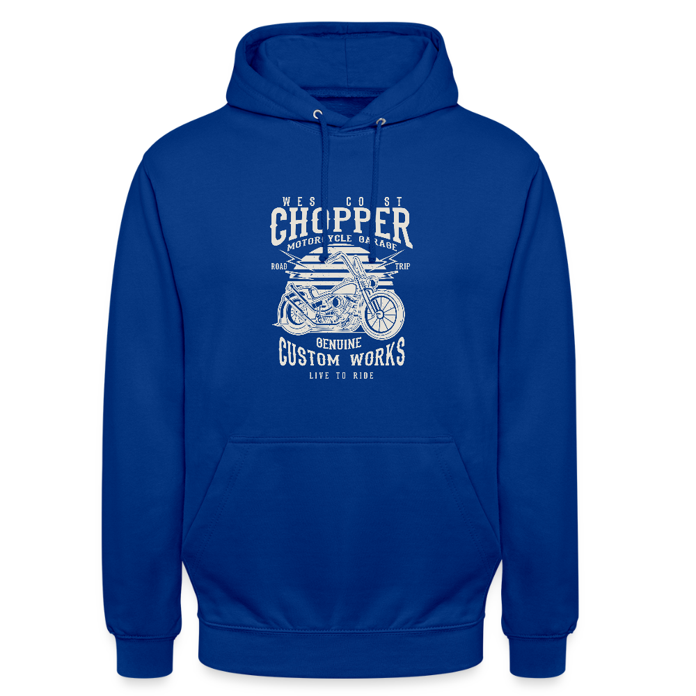 Hoodie unisex - koningsblauw