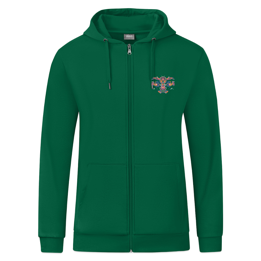 JAKO Ziphoodie Organic - kelly groen