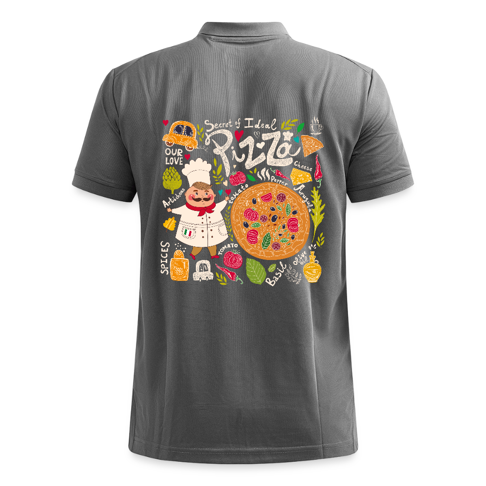 CRAFT Core Unify polo - donkergrijs gemêleerd