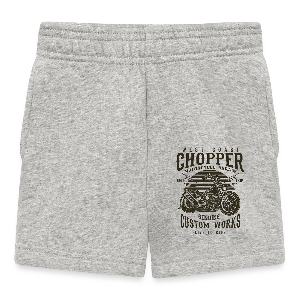 Baby shorts - grijs gemêleerd