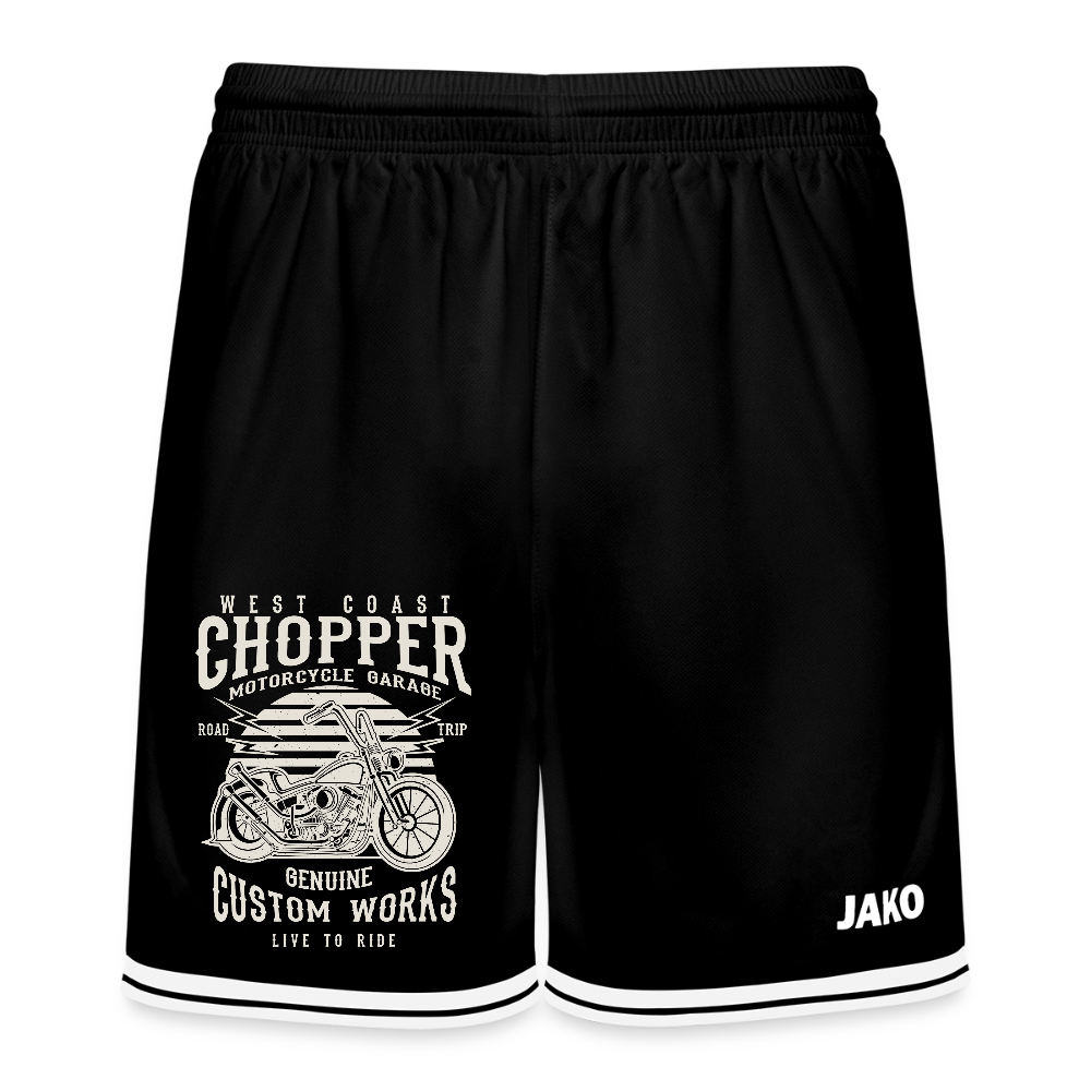 JAKO basketbalshort Center 2.0 - zwart/wit