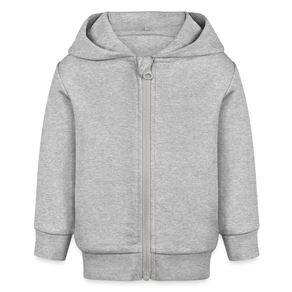 Stanley/Stella Bio zip-hoodie BABY CONNECTOR - grijs gemêleerd