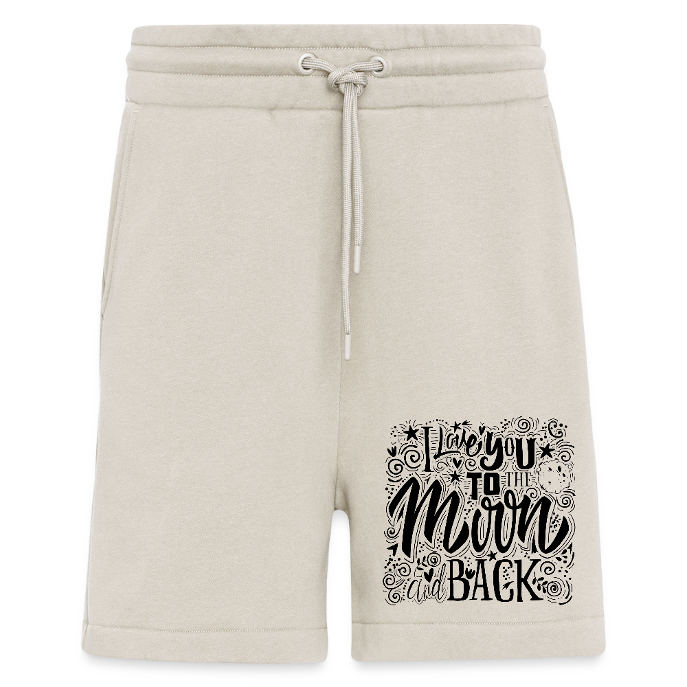 Organic relaxed shorts made in EU - WARM CLAY