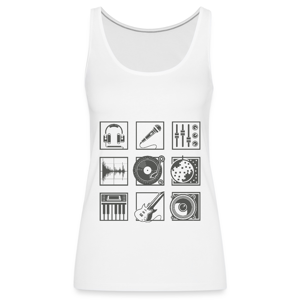 Vrouwen Premium tank top - wit