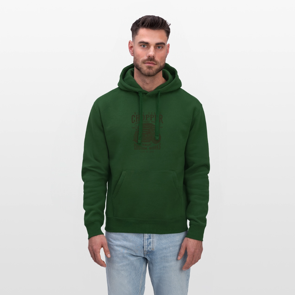 Mannenhoodie van Russell - bottlegreen