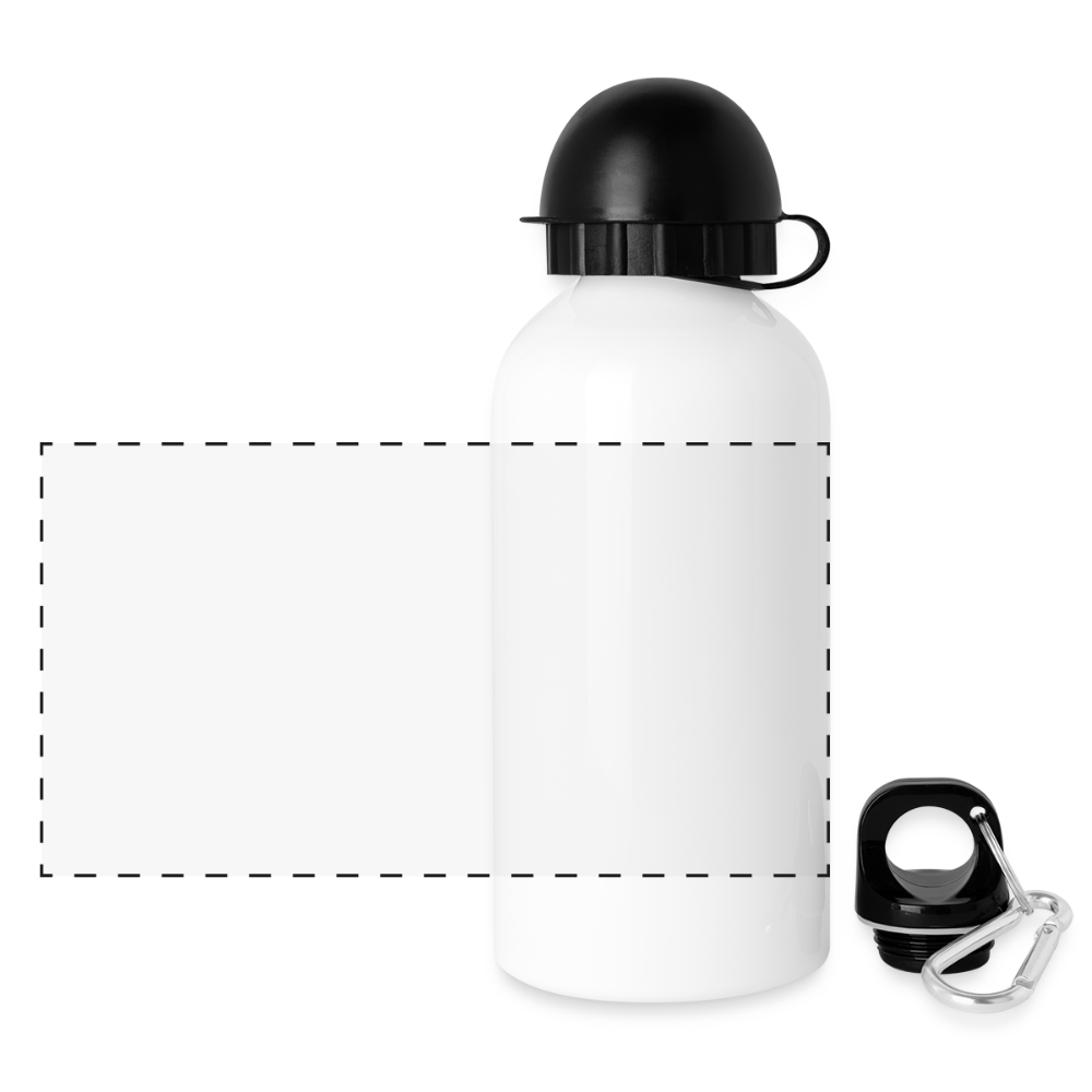 Drinkfles met verschillende sluitingen - wit