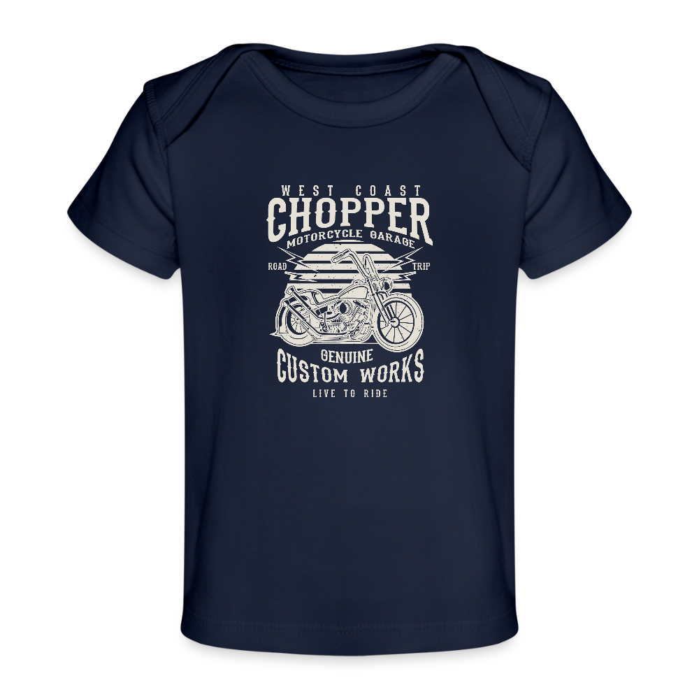 Baby bio-T-shirt - dark navy