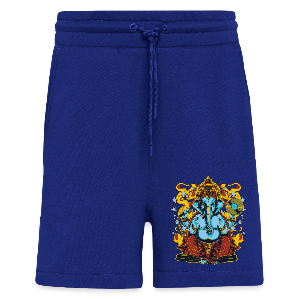 Organic relaxed shorts made in EU - Iconic Blue