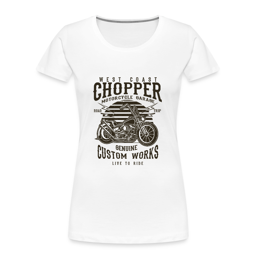 Vrouwen premium bio T-shirt - wit