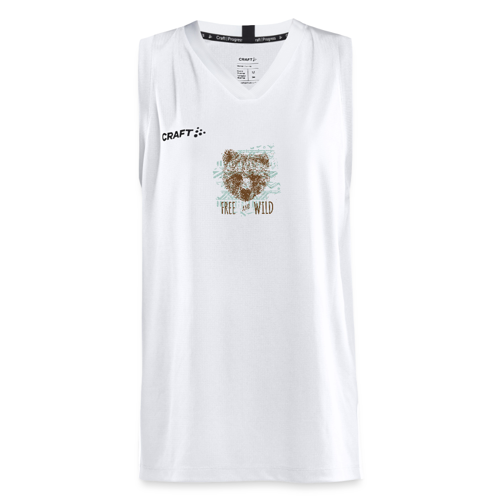 CRAFT Progress teenager basketbalshirt - wit