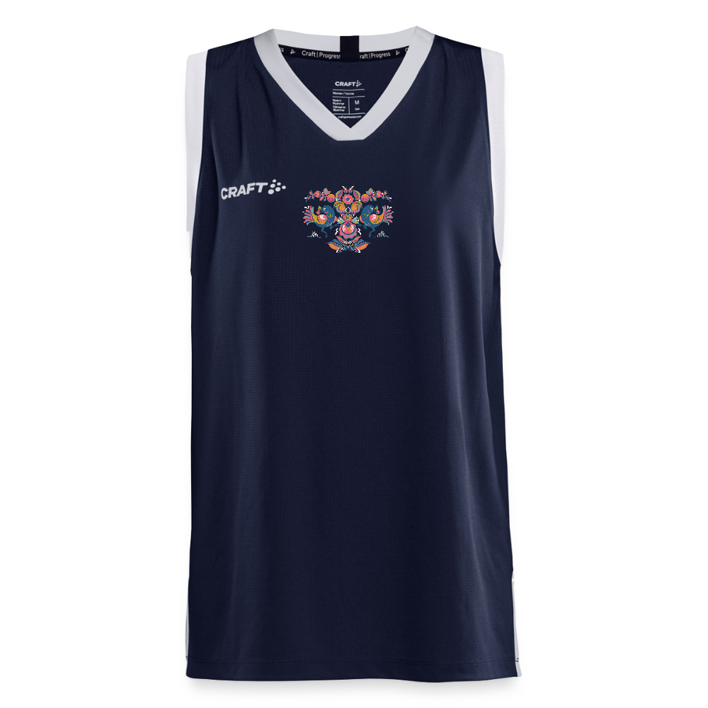 CRAFT Progress kinder-basketbalshirt - navy