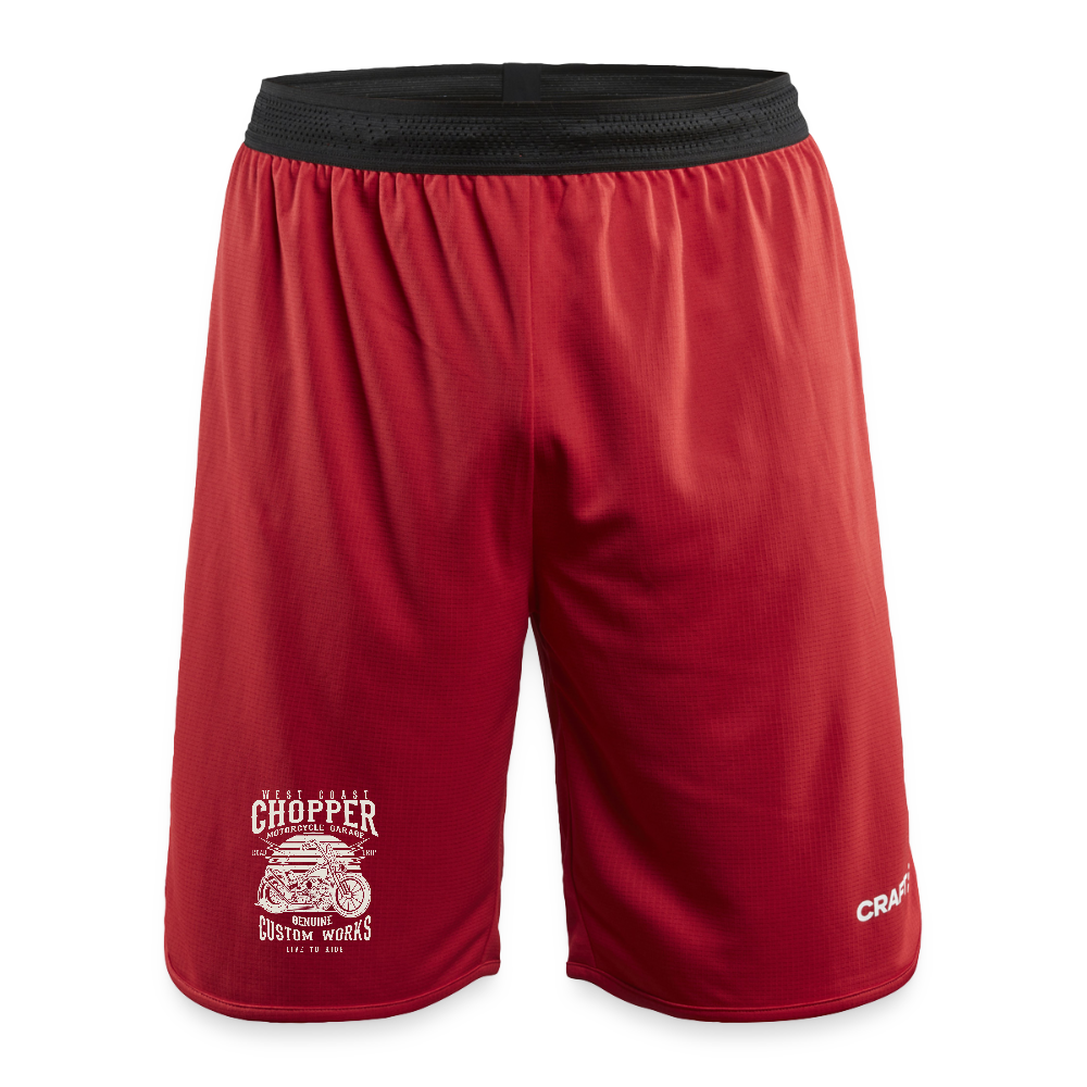 CRAFT Progress kinder-basketbalshorts - donkerrood