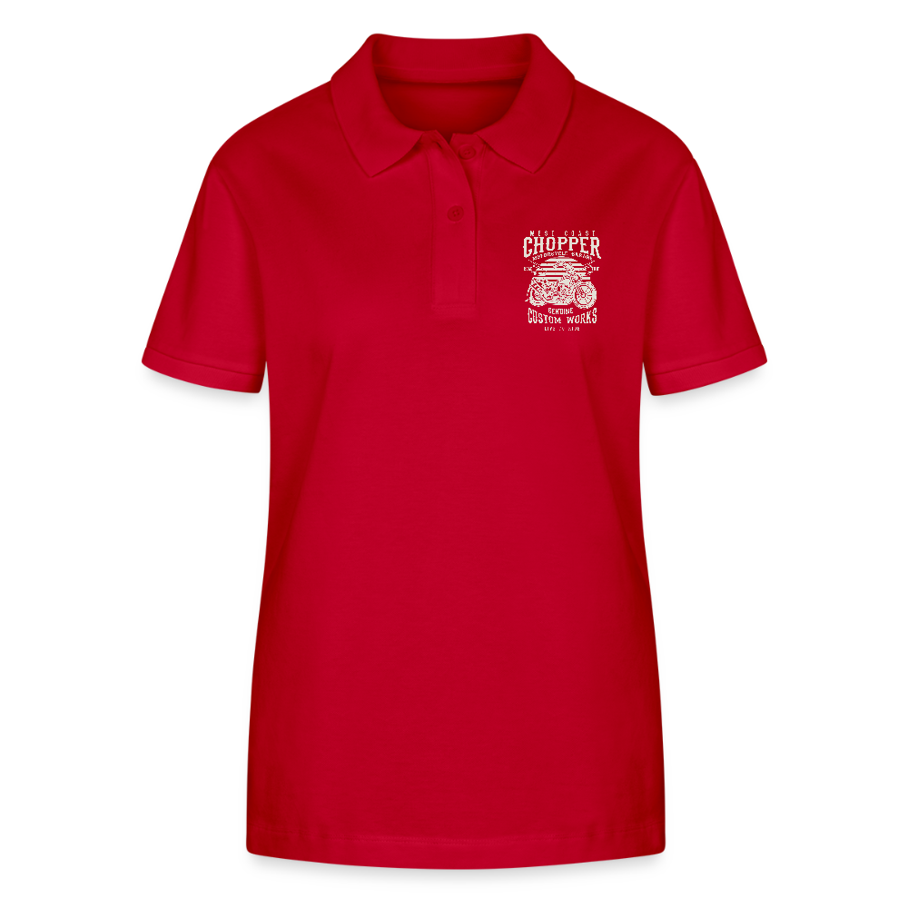 Stanley/Stella Vrouwen bio poloshirt ELLISER - rood