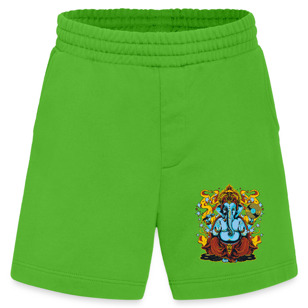 Heavyweight organic shorts made in EU - Apple Neon