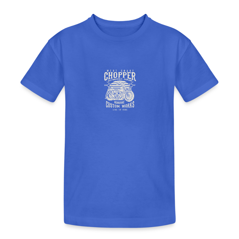 Kinderen Heavy Cotton T-shirt - koningsblauw
