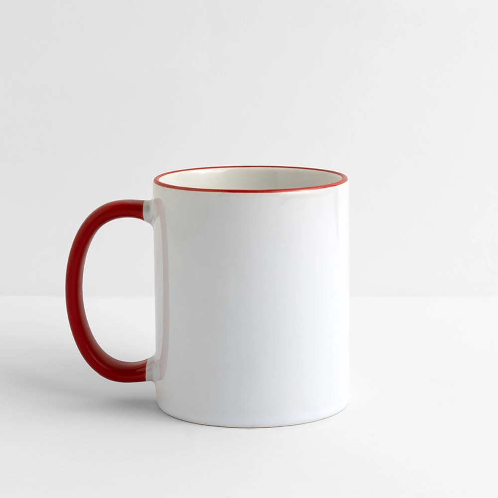 Panoramamok - wit/rood