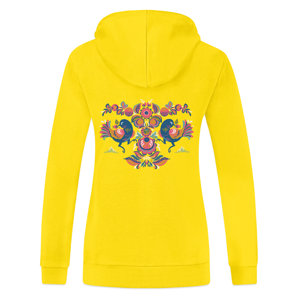 JAKO Vrouwen ziphoodie Organic - geel