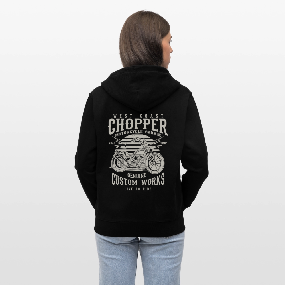 Stanley/Stella Uniseks bio-ziphoodie CULTIVATOR - zwart