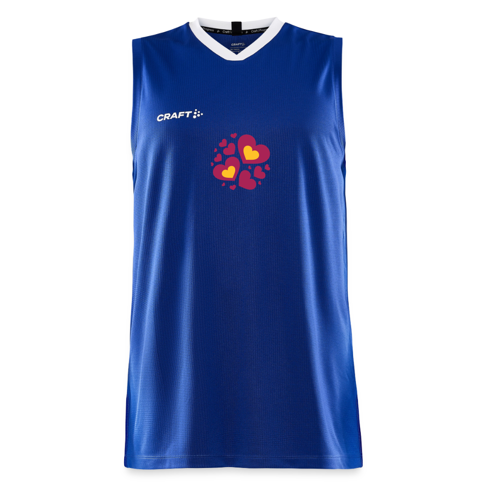CRAFT Progress mannen basketbalshirt - koningsblauw