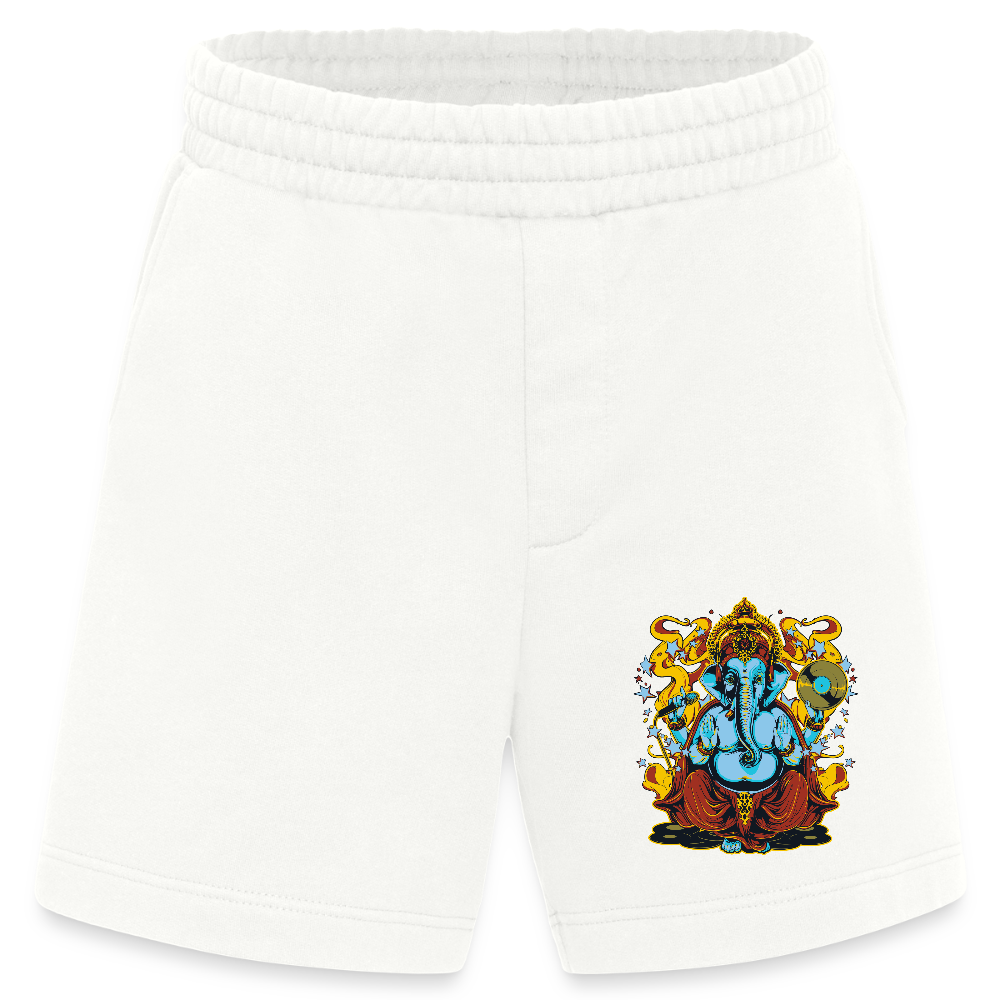Heavyweight organic shorts made in EU - OFF WHITE