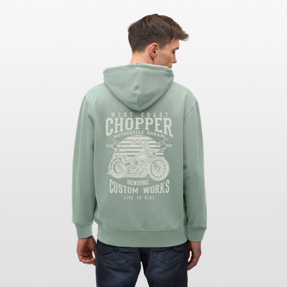 Stanley/Stella Uniseks bio-ziphoodie CULTIVATOR - licht grijsgroen