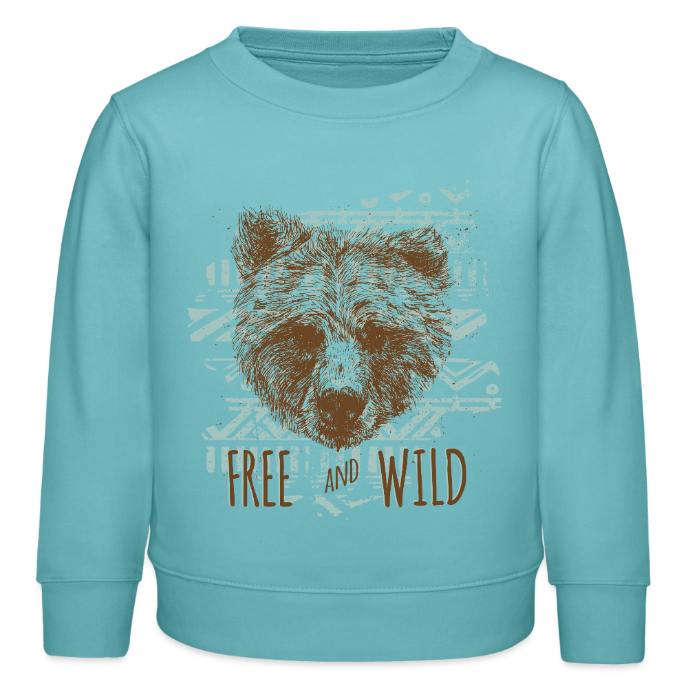 Stanley/Stella Mini Changer bio kindersweatshirt - pastel-turquoise