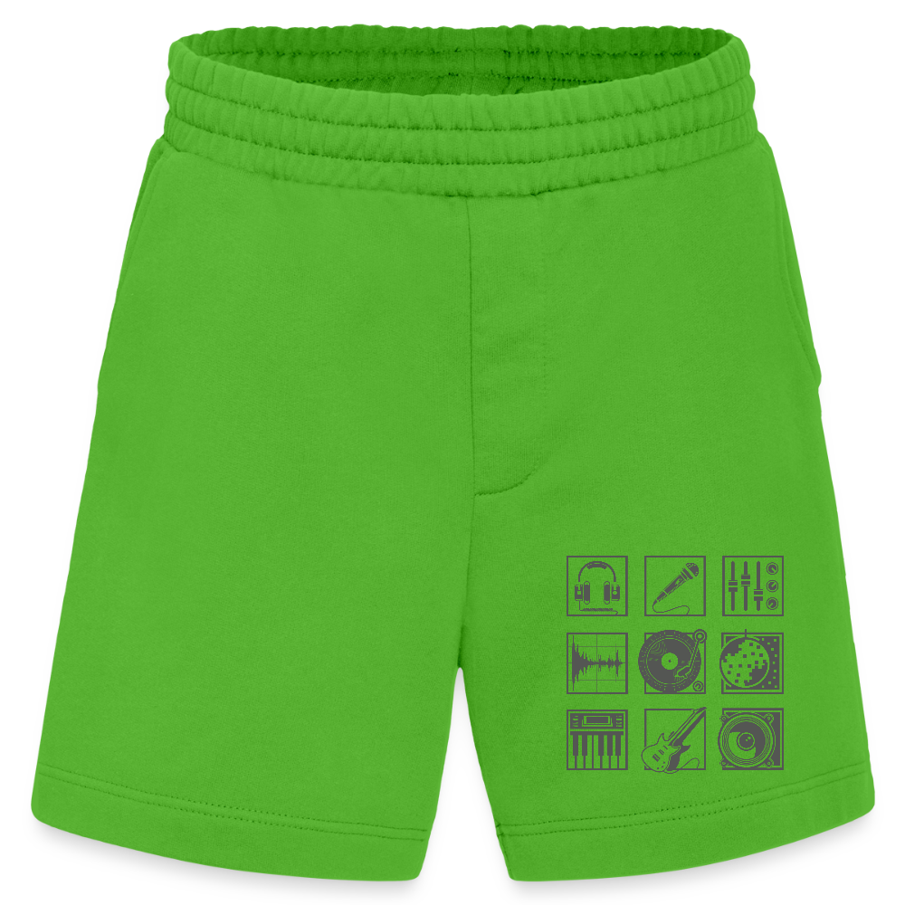 Heavyweight organic shorts made in EU - Apple Neon