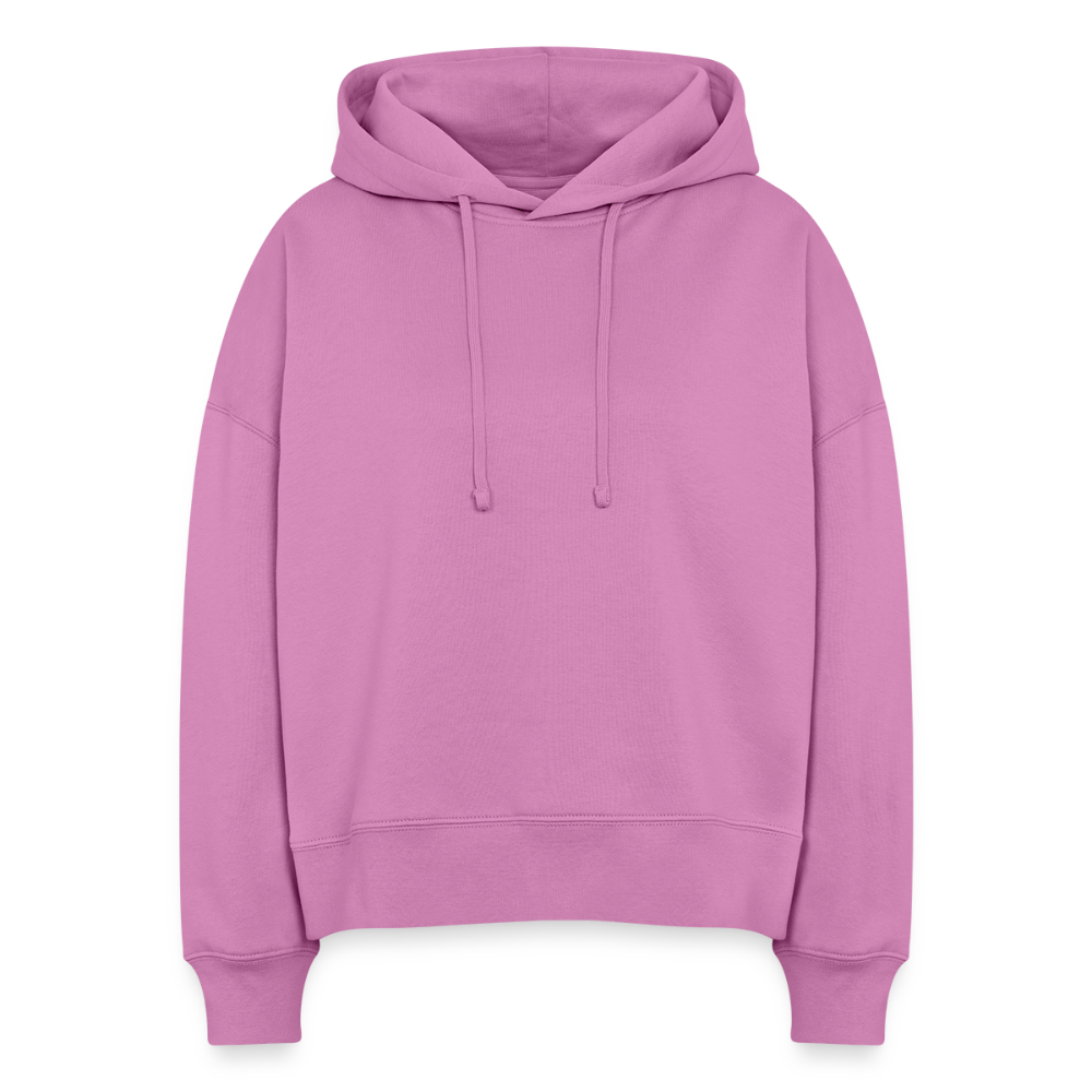 Stanley/Stella Vrouwen boxy bio hoodie Nora - Roze