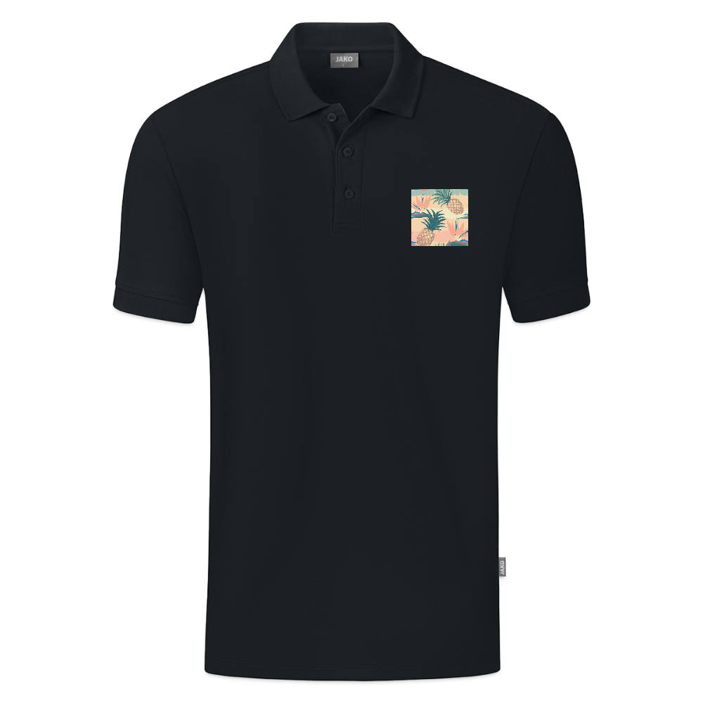 JAKO Mannen Polo Organic - zwart