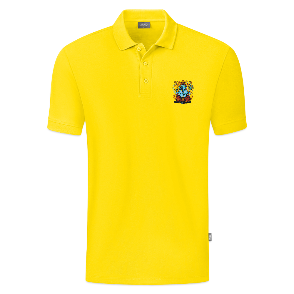 JAKO Mannen Polo Organic - geel