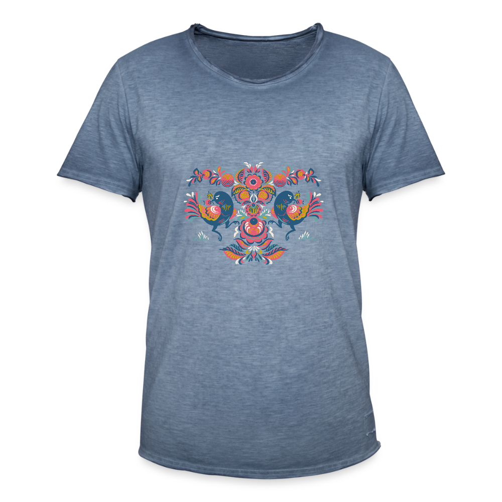 Mannen Vintage T-shirt - vintage denim