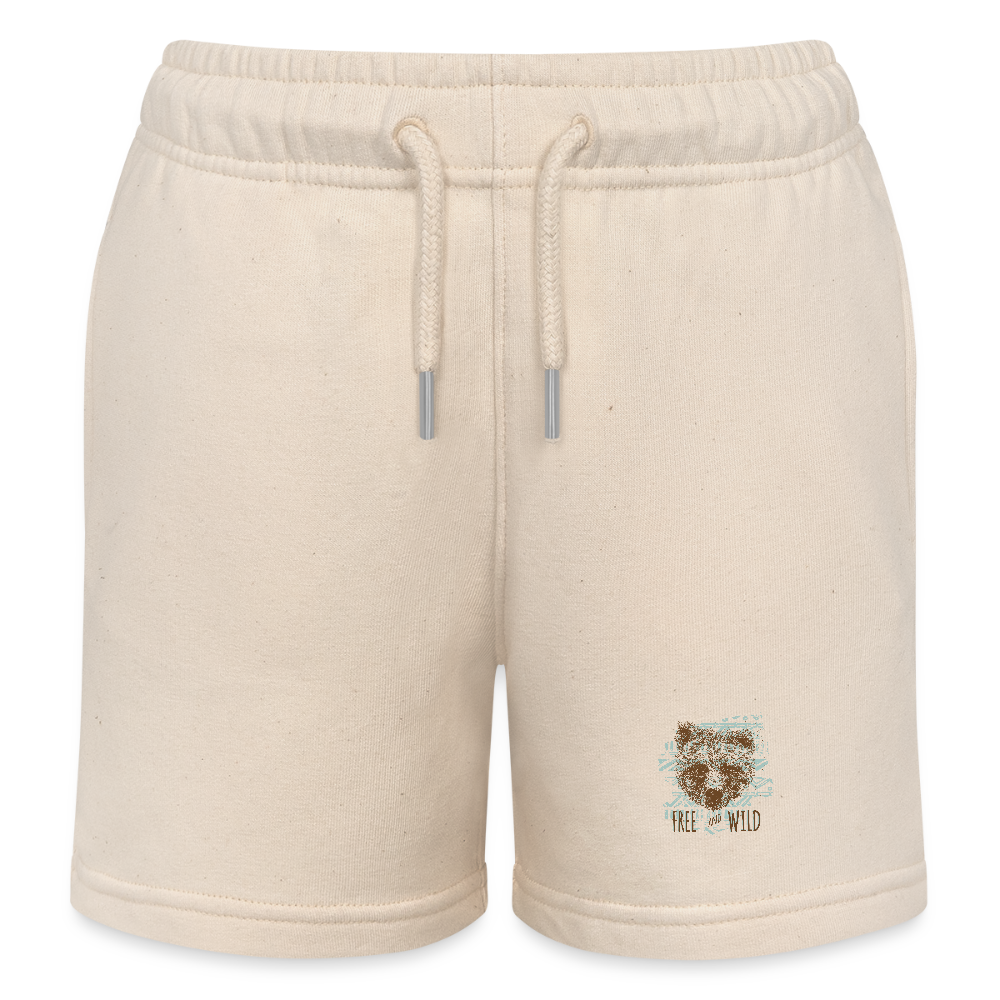 Stanley/Stella Kinder-bio-joggingshorts MINI BOLTER - witgrijs