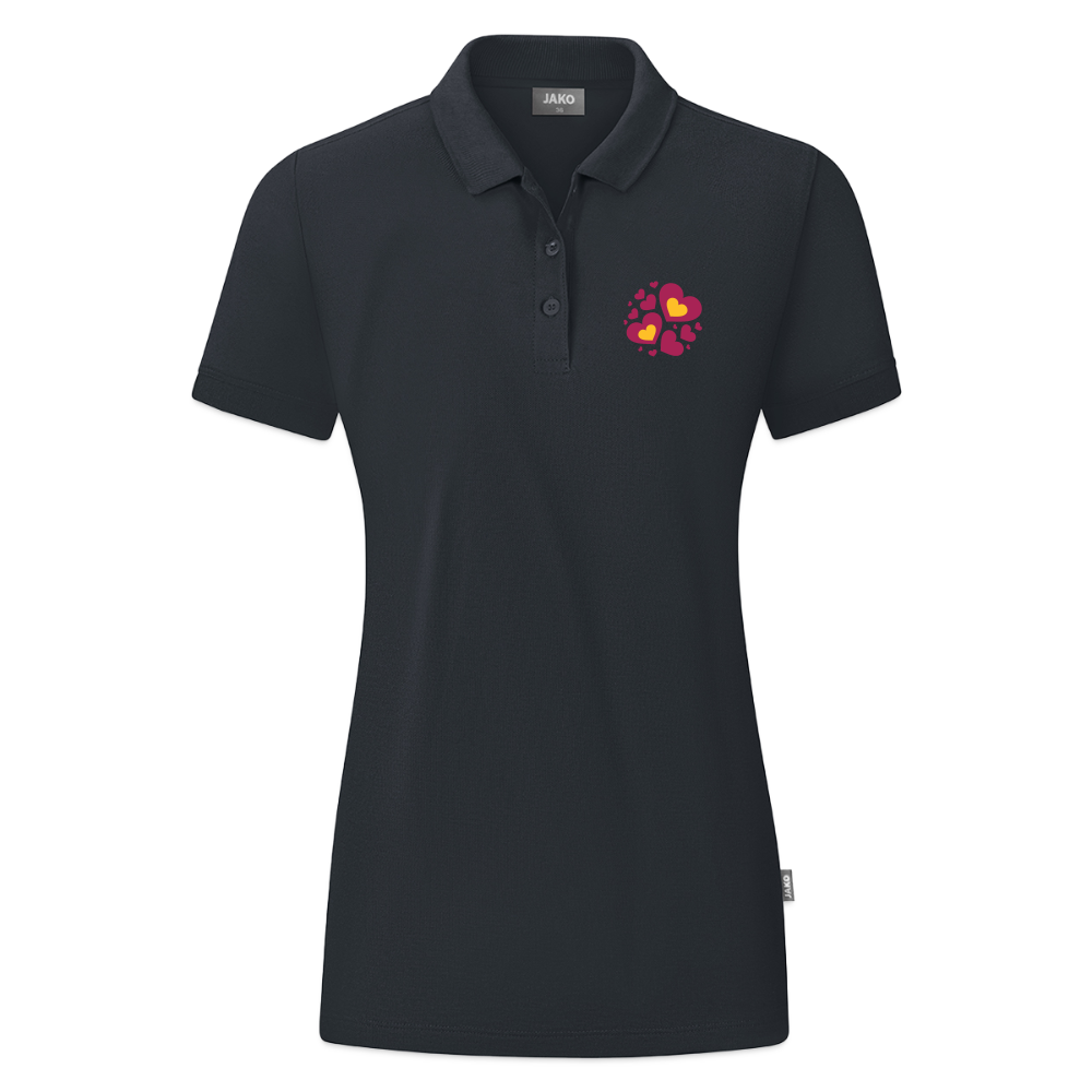 JAKO Vrouwen polo Organic - houtskool