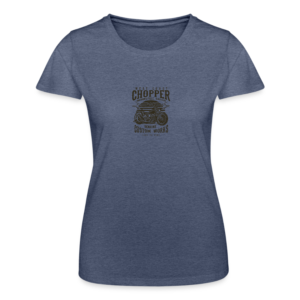 Vrouwen T-shirt van Fruit of the Loom - navy gemêleerd