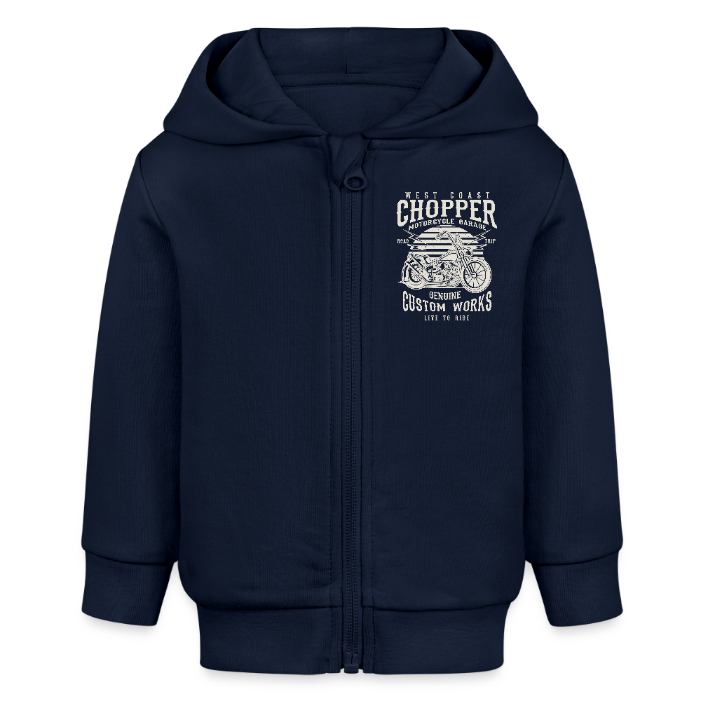 Stanley/Stella Bio zip-hoodie BABY CONNECTOR - navy