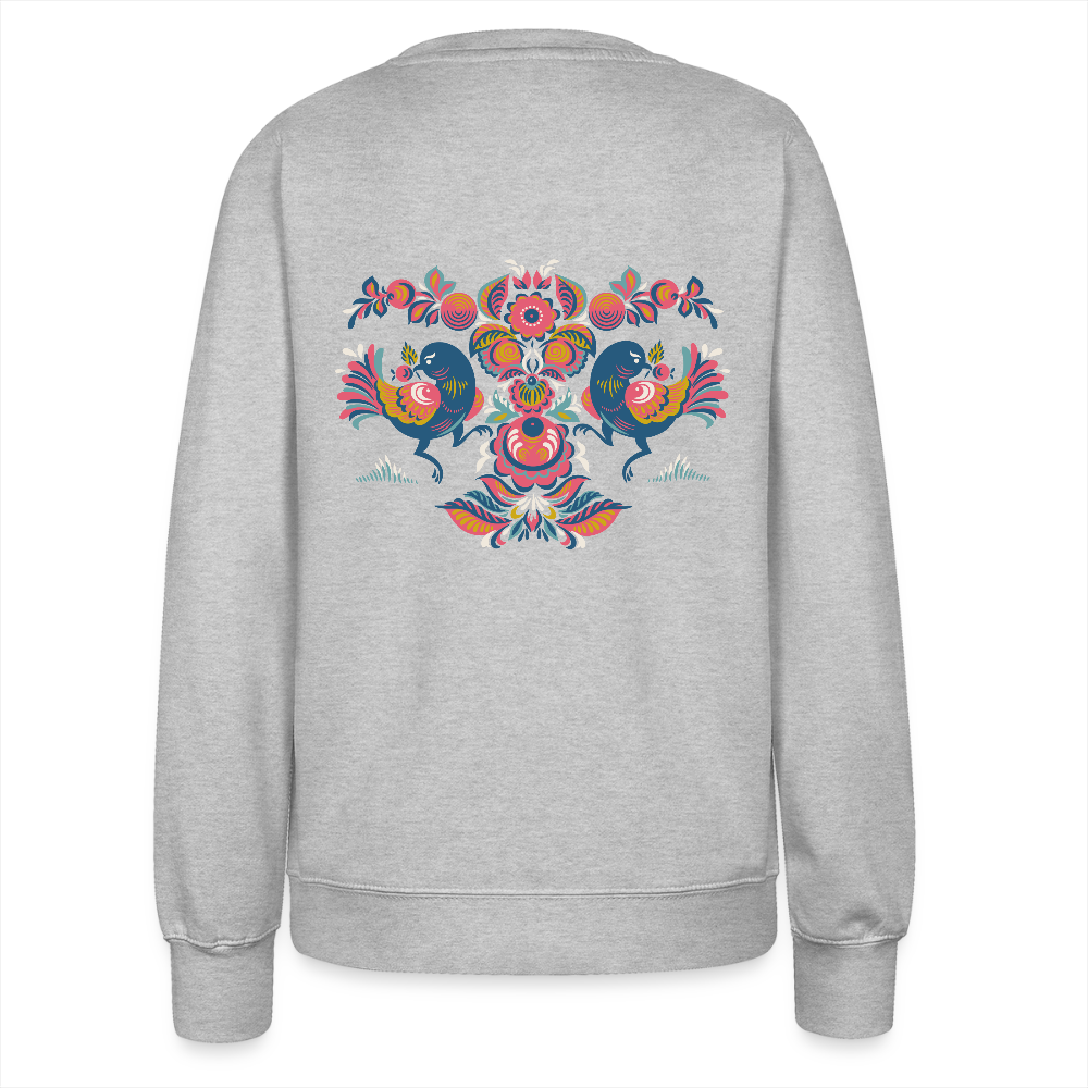 Vrouwen sweatshirt - grijs gemêleerd