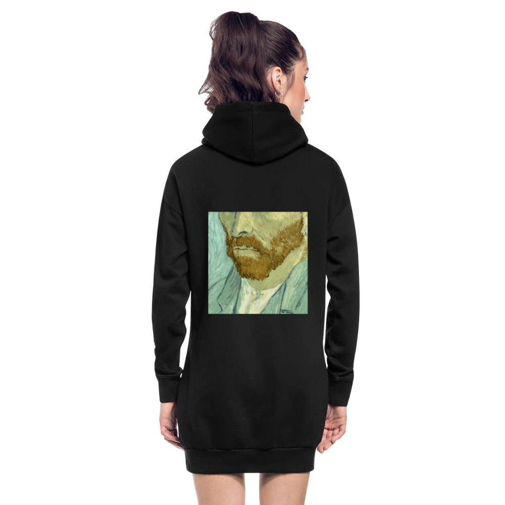 Hoodiejurk - zwart