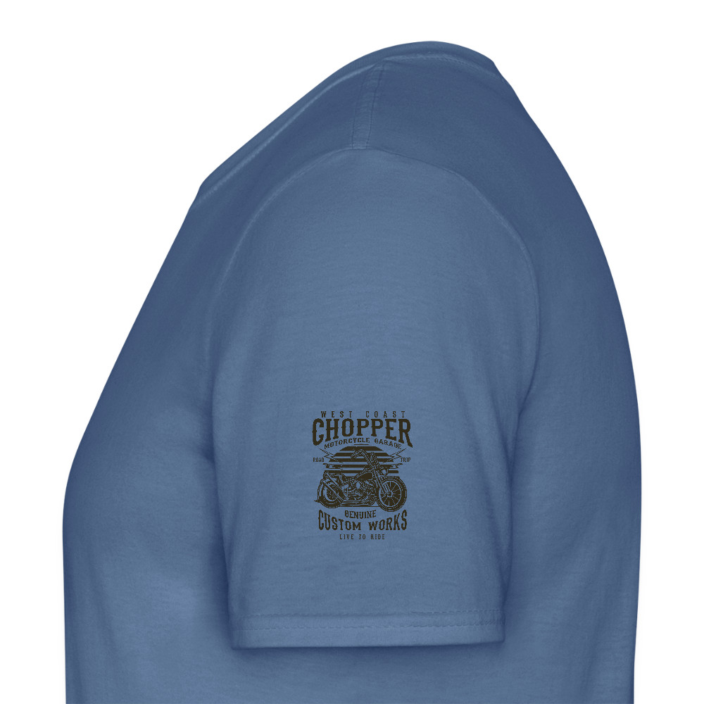 Mannen T-shirt - duifblauw
